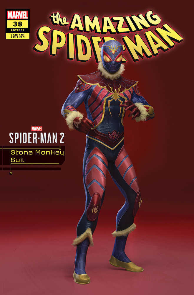 Amazing Spider-Man 38 Stone Monkey Suit Marvel'S Spider-Man 2 Variant [Gw]