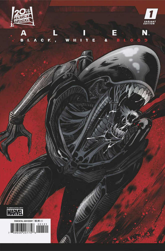 Alien: Black, White & Blood 1 Elena Casagrande Variant