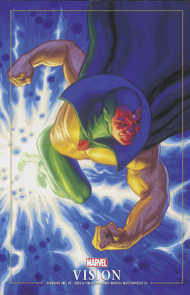 Avengers Inc. 5 Greg And Tim Hildebrandt Vision Marvel Masterpieces III Variant