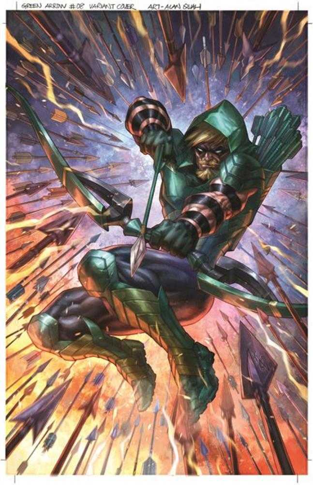 Green Arrow #8 (Of 12) Cover B Alan Quah Card Stock Variant