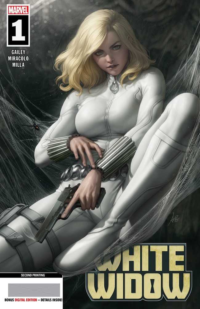 White Widow #1 2nd Print Artgerm Variant