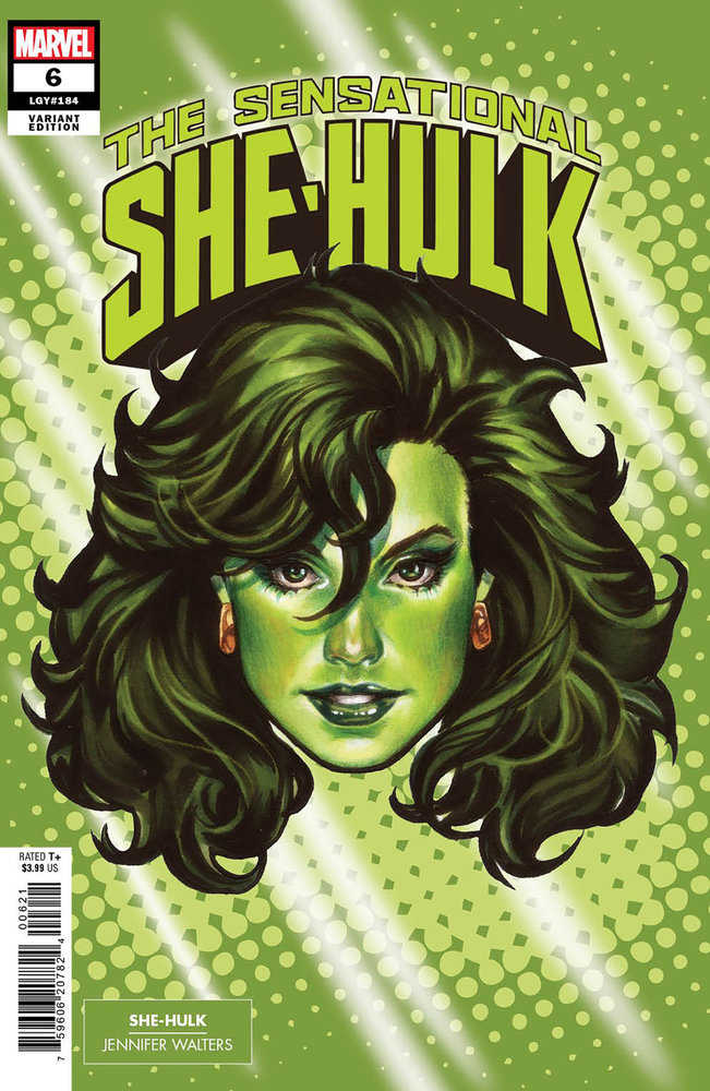 Sensational She-Hulk #6 Mark Brooks Headshot Variant