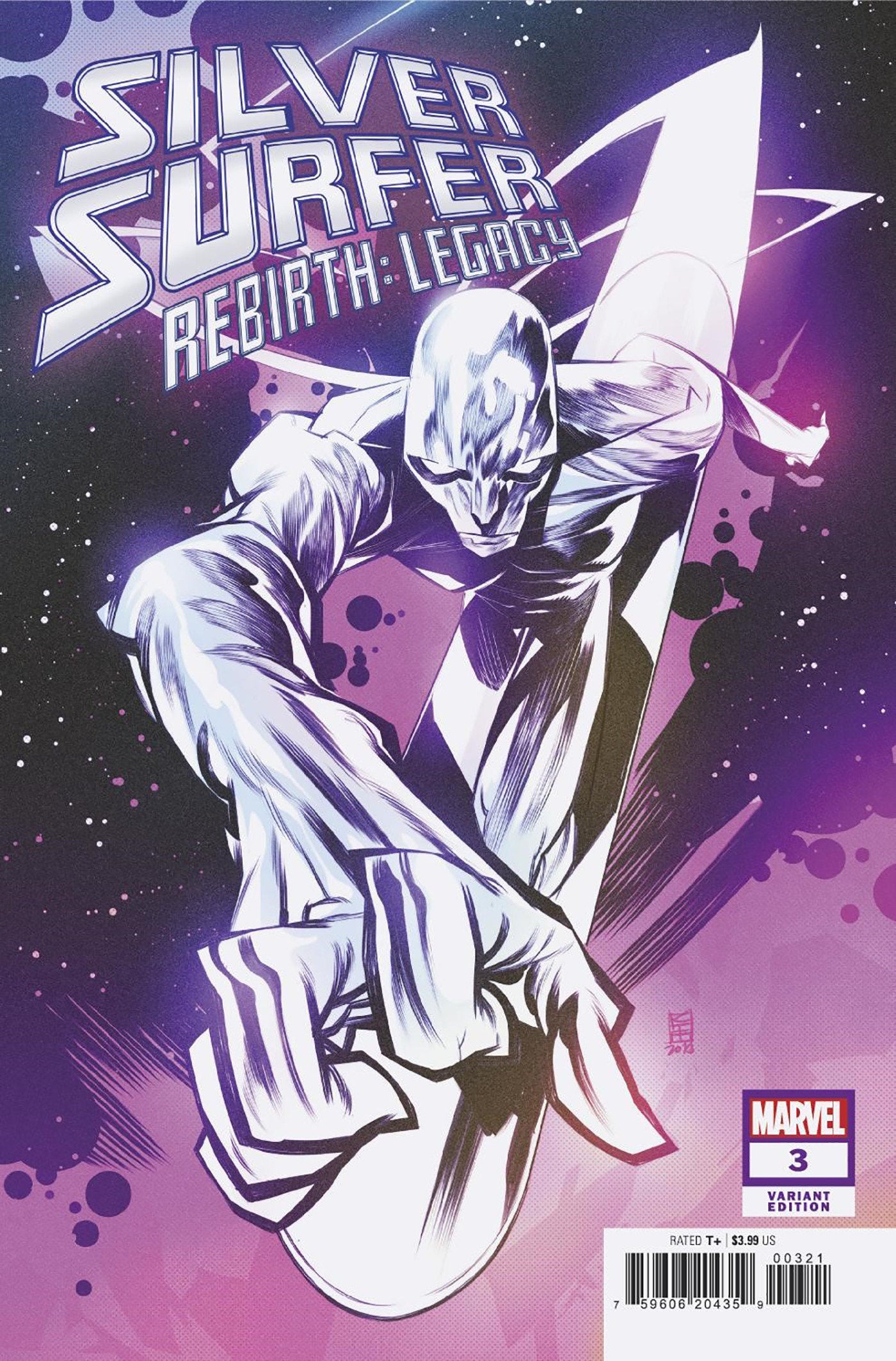 Silver Surfer Rebirth: Legacy 3 Kim Jacinto Variant