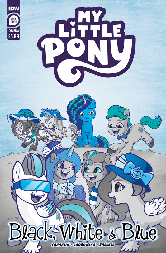 My Little Pony: Black, White & Blue Cover A (Garbowska)